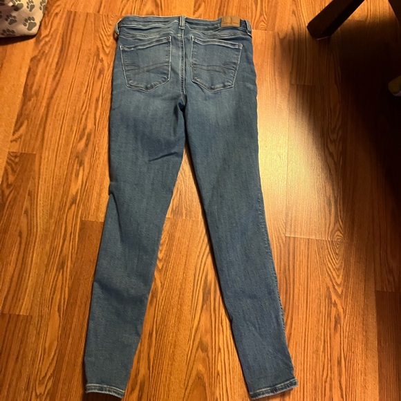 American Eagle Outfitters Blue Skinny Jeans Classic Denim - Picture 4 of 4